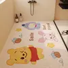 Alfombrilla antideslizante con bucles de seda hueca, alfombrilla de drenaje de agua, alfombrilla para pies de baño, alfombrilla de suelo para baño, alfombrilla de baño antideslizante