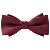 Gravata Borboleta Masculina Padrinho Noivo Vermelho Vinho Gravata Preta Camisa Social Vestido Casamento Vermelho Estilo Coreano Laço para Mulheres
