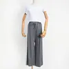 Venda direta da fábrica versão coreana de calça casual solta plus size de modal calça saia cintura fina calças de perna larga femininas