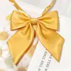 Brillante JK Color Sólido Cuello Corbata de Moño Estilo Universitario Chica Traje de Marinero Uniforme Japonés Fábrica Outlet de Lazos