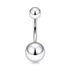 Atacado do Fabricante Popular Transfronteiriço Simples Básico Anel de Umbigo Aço Inoxidável Unha de Umbigo Joia de Piercing Botão de Umbigo