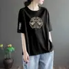 Artículos de excedente de comercio exterior transfronterizo de marcas famosas, con etiquetas retiradas, devueltos de la tienda, camiseta casual simple de manga corta holgada para adelgazar de comercio exterior, cuello redondo