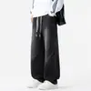 Pantalones Vaqueros de Hoja Curva Estilo Retro Americano para Hombre Primavera y Otoño Nuevo Estilo Holgados de Talla Grande Casual Versátiles Rectos Largos