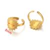 Soporte de anillo de acero inoxidable titanio cóncavo acero ins bandeja estilo DIY joyería joyería tiempo gema en blanco bandeja