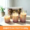 Luz de vela eletrônica transfronteiriça para festas de aniversário, casamentos, iluminação de velas LED, luz ambiente recarregável controlada remotamente para exteriores