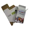 Caja con Fondo de Cierre Automático Personalizada Caja de Cartón Blanco Caja Plegable de Papel Caja de Color para Cosméticos Artículos de Uso Diario Caja de Empaque con Cierre de Fondo sin Pegamento