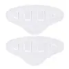 Almohadillas de Talón en Forma de Partícula Triangular para Tacones Altos, Suaves y Anti-Desgaste, Previenen Deslizamiento, Autoadhesivas, Antideslizantes, Se Pueden Aplicar a los Zapatos para Ajustar el Tamaño en Medio Número