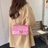 Bolso de Hombro con Cadena de Rombo Pequeño Fragante Transfronterizo Nuevo Lujo Ligero Versátil Moda Alta Calidad Para Viajes Cotidianos Bolso Cruzado de Moda