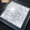 1530 Pegatinas de Pared Autoadhesivas de Mosaico de Conchas Blanco Natural para Baño Sala de Estar Pared de Fondo Cocina Azulejos Mosaico