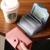 Tarjetero para Mujer Antidesmagnetización Tarjetero para Tarjetas Bancarias Ranuras Múltiples para Tarjetas Tarjeta de Crédito Licencia de Conducir Antirrobo Tarjetero Porta Documentos para Hombre