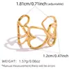 Anillos con un Toque de Lujo Exclusivo, Empaque de Joyería Estilo Ins de Lujo Ligero, Joyería para Mujer con Diseño Hueco en Forma de Corazón, Venta al por Mayor Transfronteriza de Verano
