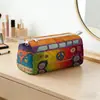 Transfronterizo 26 Sitios Independientes Temu Transfronterizo Multicolor Estampado Acolchado Bolsa de Maquillaje de Viaje Portátil Bolsa de Almacenamiento Multifuncional