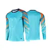 Fútbol Portero Traje de Uniforme de Portero Personalizado para Hombre de Manga Larga Camiseta Protectora de Esponja Uniforme de Entrenamiento de Portería Juego Xunling