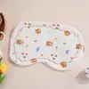 Almofada Nuvem de Algodão Puro Classe A para Bebê, Almofada Plana para Bebê, Almofada Nuvem para Recém-Nascido, Paninho de Arroto, Almofada Anti-Regurgitação