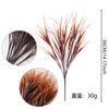 Decoração de grama artificial outono primavera transfronteiriça arranjo de flores de trigo planta verde artificial planta de flor artificial decoração externa