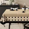 Mantel Estilo Medieval Impermeable y a Prueba de Aceite Mantel Sin Lavar 2025 Nuevo Estilo Tapete de Mesa Cubierta Retro de Gama Alta para Mesa de Café Mantel