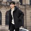 Jaqueta de Penugem de Pato Branco 90% Masculina Inverno Quente à Prova de Vento para Exterior Jaqueta Grossa de Penugem de Pato Branco Masculina Penugem Masculina
