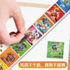 Wang Wang Team Rescate Rollo de Pegatinas DIY Pegatina de Dibujos Animados Cinta para Cuenta de Mano Linda para Niños Pegatina de Sellado Pegatina de Recompensa para Niños