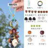 Kit de Materiales para Campana de Viento de Cáscara de Fruta de Otoño Producto Semi-Terminado Hecho a Mano Campana Calmante Decoración Colgante para Jardín Coche