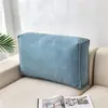 Cojín de Sofá Respaldo Rectangular Cojín de Cabecera Sala de Estar Ventana Saliente Soporte Lumbar Largo Tatami Funda Suave Extraíble y Lavable Soporte Independiente