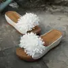 Zuecos de Cuña Florales Populares de Comercio Exterior Transfronterizo para Mujer, Nuevas Zapatillas de Moda para Mujer 2026
