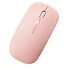 Mouse Bluetooth Silencioso Sem Fio Bateria Recarregável Modo Duplo 2.4g Cor Macaron Retroiluminado Tablet Laptop Mesa