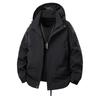 Estilo Americano Carga Roupas Masculino Primavera Novo Cor Sólida High Street Esportes ao Ar Livre Trendy Versátil Jaqueta com Capuz Casaco Top