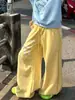 Pantalones de chándal nuevos con estampado de estrellas y rayas, estilo de alta calle americano, pantalones anchos holgados, marca de moda, fluidos, pantalones largos casuales a la moda