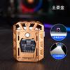 HB-037 Mecha Double Arc Lighting Lighter Tanabata Dia dos Namorados Presente de alta qualidade Isqueiro de carregamento