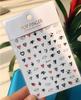 Nuevas pegatinas para uñas del Día de San Valentín traje de comercio electrónico transfronterizo carta de amor fabricante de pegatinas para uñas del Día de San Valentín en stock