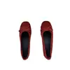 Sapatos femininos brisa noturna estilo francês, novidade outono 2026, mocassins rasos elegantes vintage com laço e bico quadrado