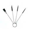Cepillo para máquina de coser de acero inoxidable 304 cepillo de lana de nailon para pistola rociadora cepillo de equipo médico de 5 piezas cepillo de boquilla para decorar pasteles