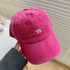 Boné de beisebol urso polar Feminino topo profundo aba larga lavado Jeans boné de pala estilo japonês circunferência da cabeça grande rosto-parecendo chapéu pequeno moda
