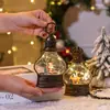 Decoraciones de Navidad y Año Nuevo Linterna de Viento Navideña Hombre Mayor Brillante con LED Luces de Árbol de Navidad Luz Nocturna Regalo de Navidad