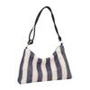 Bolsa de Ombro/Axila Fashion com Listras de Strass de Grande Capacidade para Mulheres Nova Coleção Primavera/Verão 2025 Bolsa Casual Elegante para Mulheres