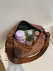Bolsa de Nube Plisada Floral con Cordón y Lazo Estilo Coreano para Mujer Pequeña Fresca 2025 Bolso Cruzado Casual de un Hombro