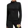 Moderna nova modelagem justa, simples e elegante, roupa profissional de Pilates e fitness, jaqueta de manga longa, top de yoga