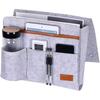 Bolsa de almacenamiento colgante para mesita de noche de fieltro al por mayor, Bolsa de almacenamiento para taza de agua y control remoto de sofá, Bolsa colgante para almacenamiento de artículos varios para dormitorio de estudiante