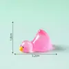Figura de pato creativa y linda que brilla, perfecta para una noche relajante. Decoración DIY, accesorio de bolsa sorpresa, paisaje en miniatura y pequeño adorno de escritorio