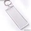 Chaveiro Acrílico Transparente Concha Vazia Chaveiro Publicitário Estúdio Fotográfico Foto Dupla Face em Branco Moldura para Foto de Polegada Pingente