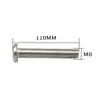 Fábrica fuente hierro galvanizado perno de cabeza plana herrajes para muebles accesorios conector cabeza grande plana cabeza hexagonal tornillo