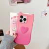 Orejas de gato con cambio gradual, adecuadas para iPhone 15, funda para Apple 14Pro Max, resistente a caídas, 13Pro, simple, 12 unidades
