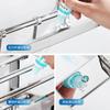 Toallero de acero inoxidable sin perforaciones para baño, toallero para baño, herrajes colgantes para baño de hotel