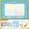 Lienzo de Agua Manta de Aprendizaje Mágica de Agua Tela de Escritura con Agua Pintura para Niños Manta de Pintura Mágica con Agua Transparente de Gran Tamaño Grafiti Repetido