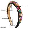Diadema de tela exquisita con borde fino, estilo coreano, de nueva moda, para industria pesada, con cristales brillantes de diamante, de lujo, para un par de accesorios para el cabello.