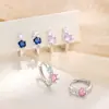 Pendientes de Plata de Ley S925 con Circonita Micro Pavimentada Color Diamante 2025 Nuevo Nicho Moda Simple Accesible Diseño de Lujo Pendientes Pendientes