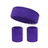 Set de muñequera y diadema deportiva transfronteriza, transpirable y absorbente de sudor, unisex, para deportes, fitness, baloncesto, voleibol y protección de muñeca anti-esguince