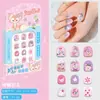 Pegatinas para Uñas Infantiles My Little Pony Usables 3D Cortas Uñas Postizas para Niños Removibles