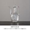 Tetera de vidrio resistente al calor, imitación de concubina imperial estilo Song, tetera verde de vidrio borosilicato de alta capacidad, tetera para hervir y calentar el hogar.