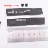 Cierre de velcro negro para ropa, hebilla de conexión sin perforaciones para rellenos de edredón y fundas nórdicas, correa con hebilla oculta antideslizante.